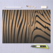 Zesty Zebra Brown Seidenpapier (Handwerk)
