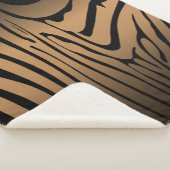 Zesty Zebra Brown Sherpadecke (3/4)