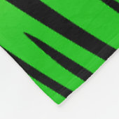 Zesty Zebra Green Fleecedecke (Ecke)