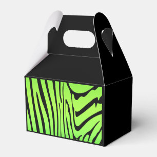 Zesty Zebra Green Geschenkschachtel