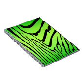 Zesty Zebra Green Notizblock (Rechte Seite)