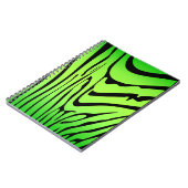 Zesty Zebra Green Notizblock (Linke Seite)