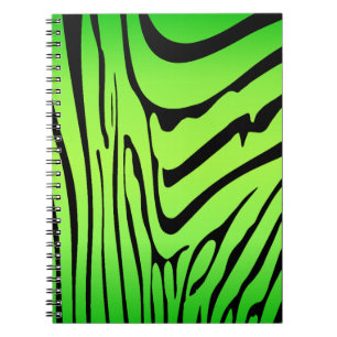 Zesty Zebra Green Notizblock