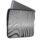 Zesty Zebra Laptopschutzhülle (Vorne Rechts)