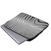 Zesty Zebra Laptopschutzhülle (Vorne Knopf)