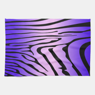 Zesty Zebra Lila Geschirrtuch