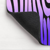 Zesty Zebra Lila Mousepad (Ecke)