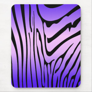Zesty Zebra Lila Mousepad