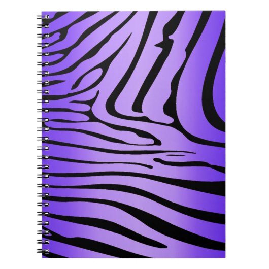 Zesty Zebra Lila Notizblock (Vorderseite)