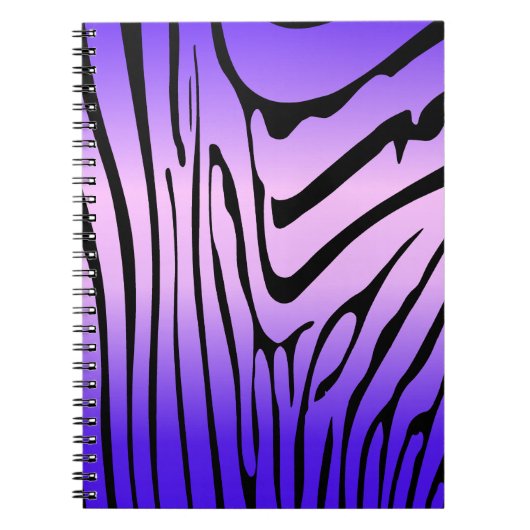 Zesty Zebra Lila Notizblock (Vorderseite)