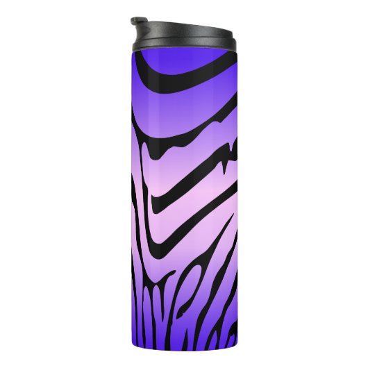 Zesty Zebra Lila Thermosbecher (Nach rechts gedreht)