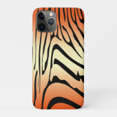 Zesty Zebra Orange Case-Mate iPhone Hülle (Rückseite)