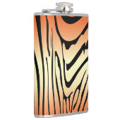 Zesty Zebra Orange Flachmann (Rechts)