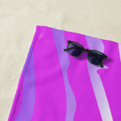 Zesty Zebra Pink Beach Handtuch (Beispiel)