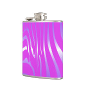 Zesty Zebra Pink Flask Flachmann (Links)