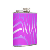 Zesty Zebra Pink Flask Flachmann (Rechts)