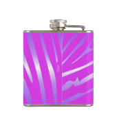 Zesty Zebra Pink Flask Flachmann (Rückseite)