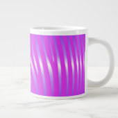 Zesty Zebra Pink Giant Coffee Tasse (Rechts)