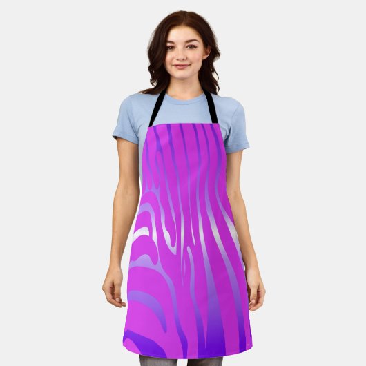 Zesty Zebra Pink Schürze (Getragen)