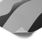 Zesty Zebra Poster (Ecke)