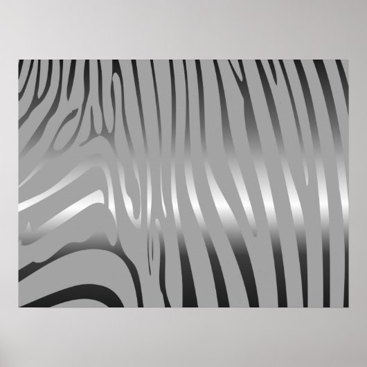 Zesty Zebra Poster (Vorne)
