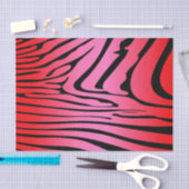 Zesty Zebra Red Seidenpapier (Handwerk)