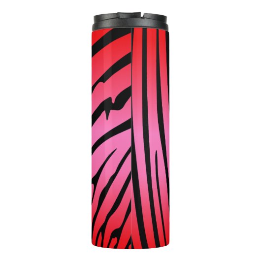 Zesty Zebra Red Thermosbecher (Rückseite)