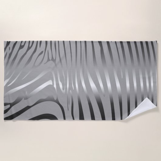 Zesty Zebra Strandtuch (Vorderseite)
