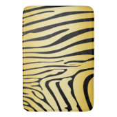 Zesty Zebra Yellow Badematte (Vorderseite Vertikal)