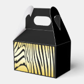 Zesty Zebra Yellow Geschenkschachtel (Rückseite)