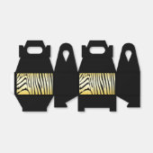 Zesty Zebra Yellow Geschenkschachtel (Ungefaltet)