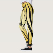 Zesty Zebra Yellow Leggings (Links)
