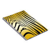 Zesty Zebra Yellow Notizblock (Rechte Seite)