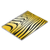 Zesty Zebra Yellow Notizblock (Linke Seite)