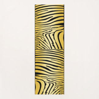 Zesty Zebra Yellow Yogamatte
