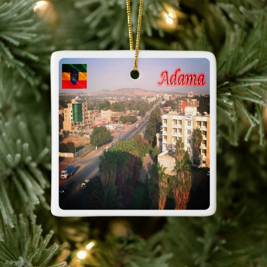 zET004 ADAMA, Äthiopien, Afrika, Keramikornament (Baum)