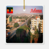 zET004 ADAMA, Äthiopien, Afrika, Keramikornament (Rückseite)