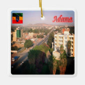 zET004 ADAMA, Äthiopien, Afrika, Keramikornament (Vorderseite)