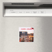 zET006 ADDIS ABEBA, Bustling Center, Kühlschrank Magnet (In Situ (Geschirrspüler))