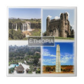 ZET013 ETHIOPIEN, Mosaik, Afrika, Fliese (Vorderseite)