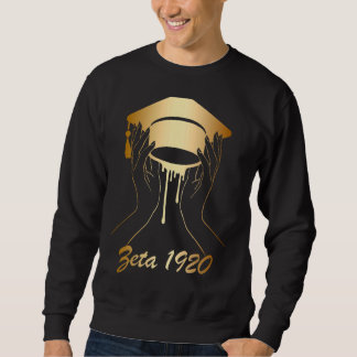 Zeta 1920 Afrikanischer Amerikaner Historisch Blac Sweatshirt