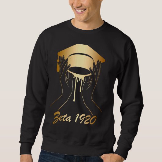Zeta 1920 Afrikanischer Amerikaner Historisch Blac Sweatshirt (Vorderseite)