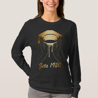 Zeta 1920 Afrikanischer Amerikaner Historisch Blac T-Shirt