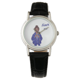 Zeta beobachtet den Garten Armbanduhr