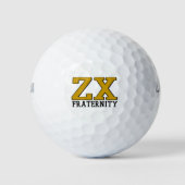 Zeta Chi Golf Ball (Vorderseite)