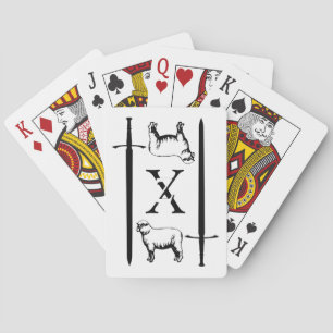 Zeta-Chi-Spielkarten Spielkarten