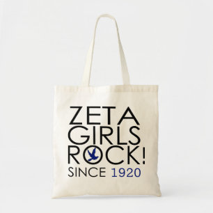 Zeta-Mädchen-Felsen-Tasche Tragetasche