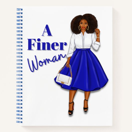 Zeta Phi Beta Inspiriert Spiral-Notebook Notizblock (Vorderseite)