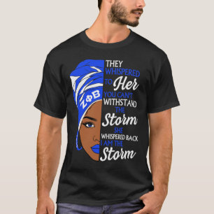 Zeta Phi Beta Schwesternschaft, Schwarzer Geschich T-Shirt