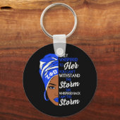 Zeta Phi Beta Sorority Black Women Pride Melanin A Schlüsselanhänger (Vorderseite)